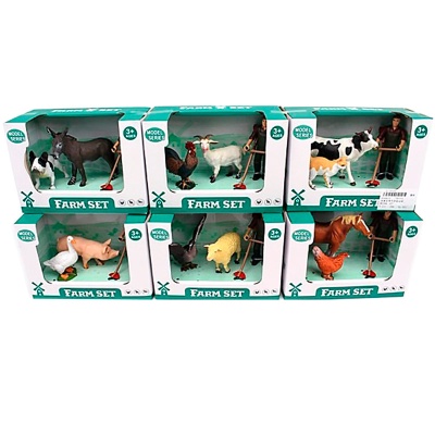 Набор Фермер 3 фигурки аксессуары Наша игрушка 2144632 1